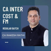 CA Inter Jan 26 & May 26 Exams | Costing & FM Combo by CA Rakesh Rathi | Regular Batch